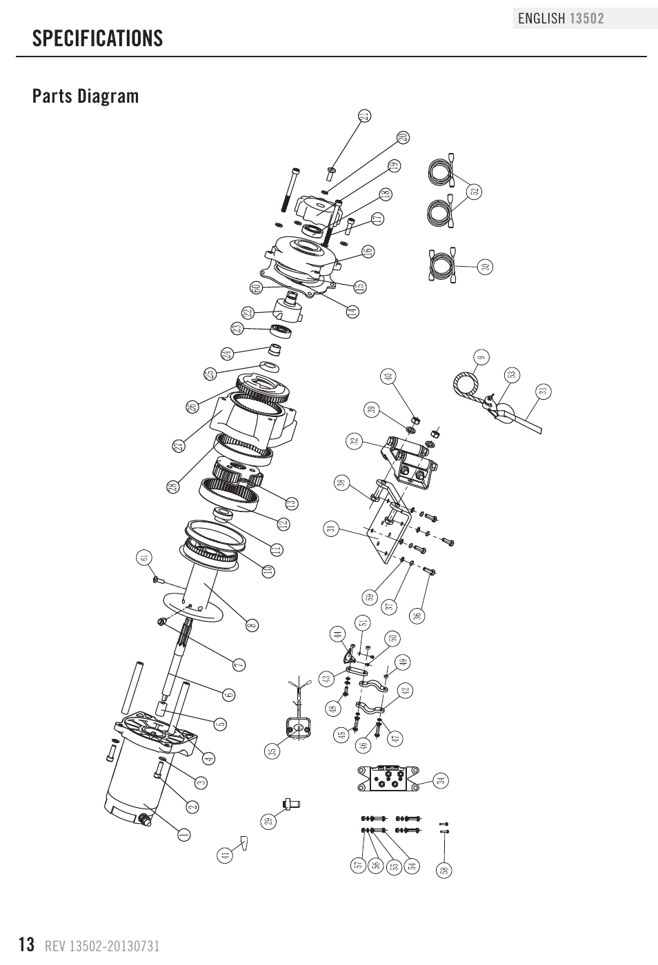 Specifications | Champion Power Equipment 13502 User Manual | Page 16 / 19