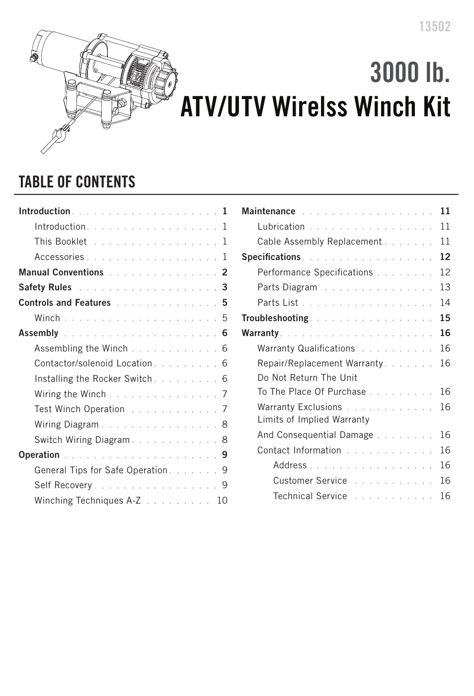 Champion Power Equipment 13502 User Manual | Page 3 / 19