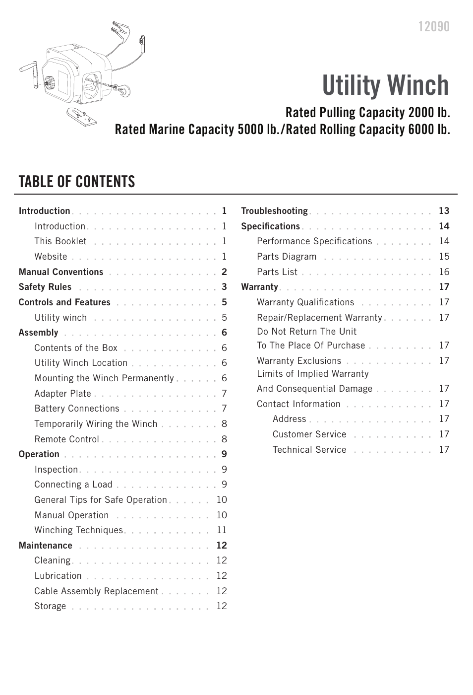 Champion Power Equipment 12090 User Manual | Page 3 / 20