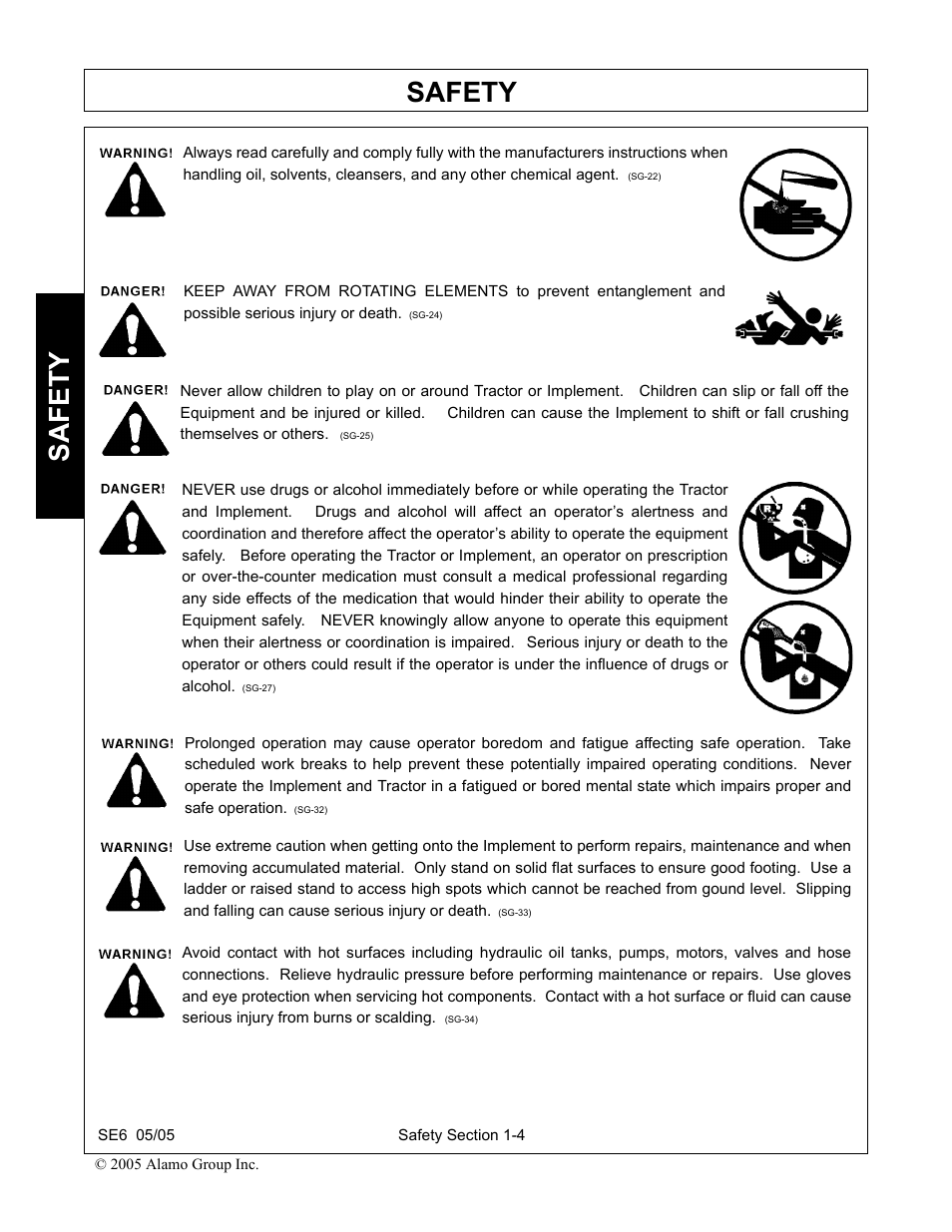 Safety | Blue Rhino FC-0007 User Manual | Page 10 / 160