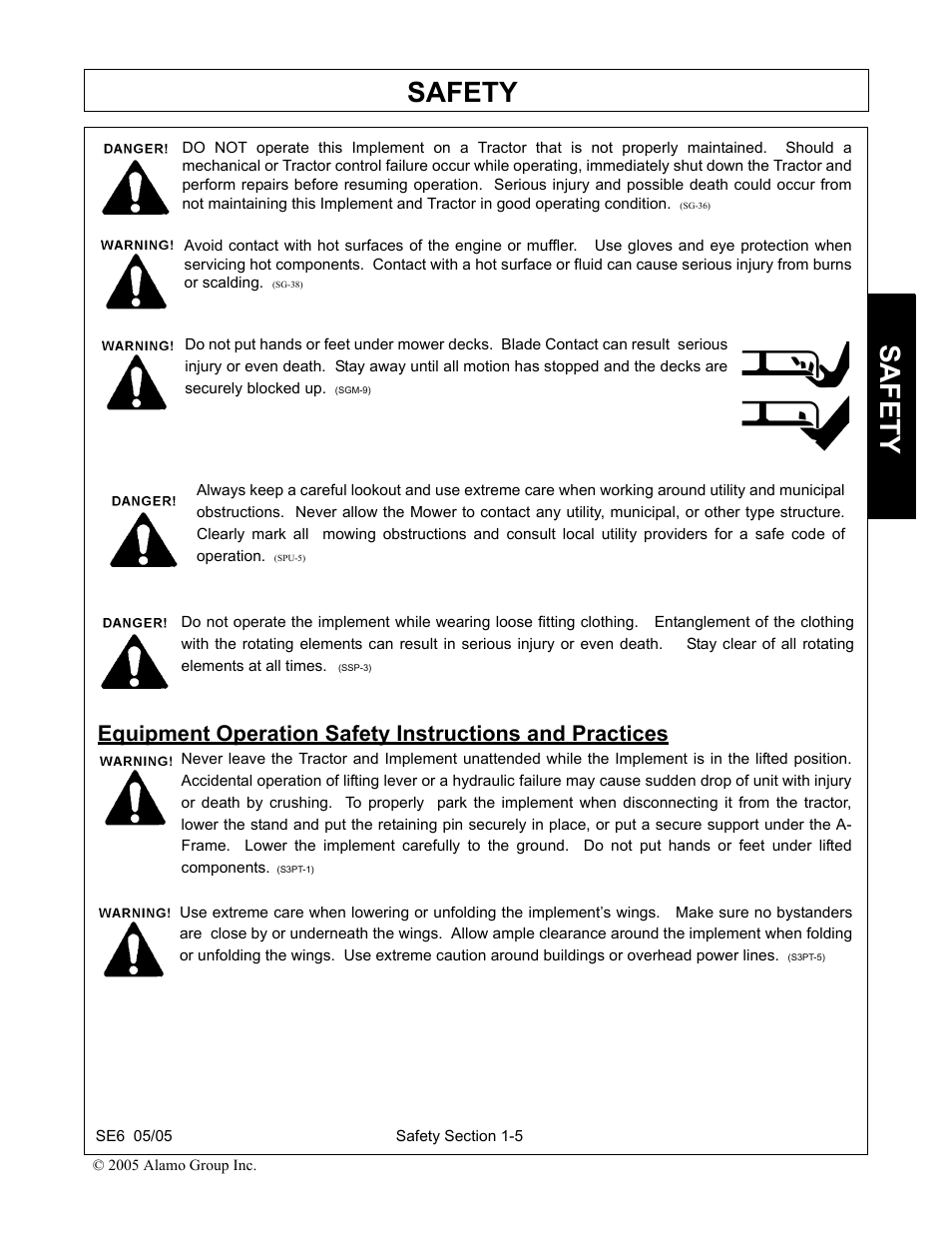 Safety | Blue Rhino FC-0007 User Manual | Page 11 / 160