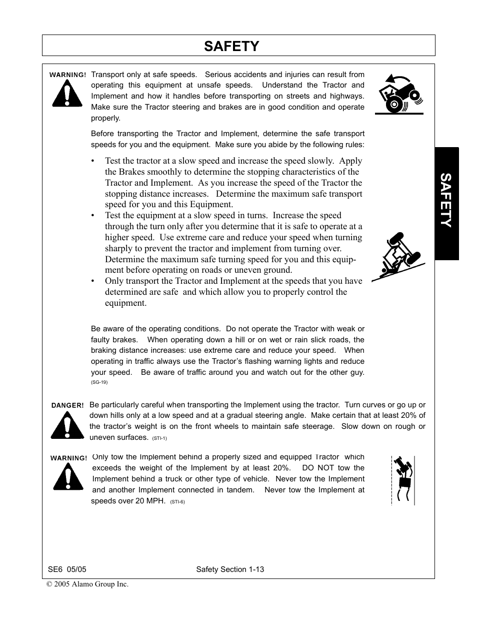 Safety | Blue Rhino FC-0007 User Manual | Page 19 / 160