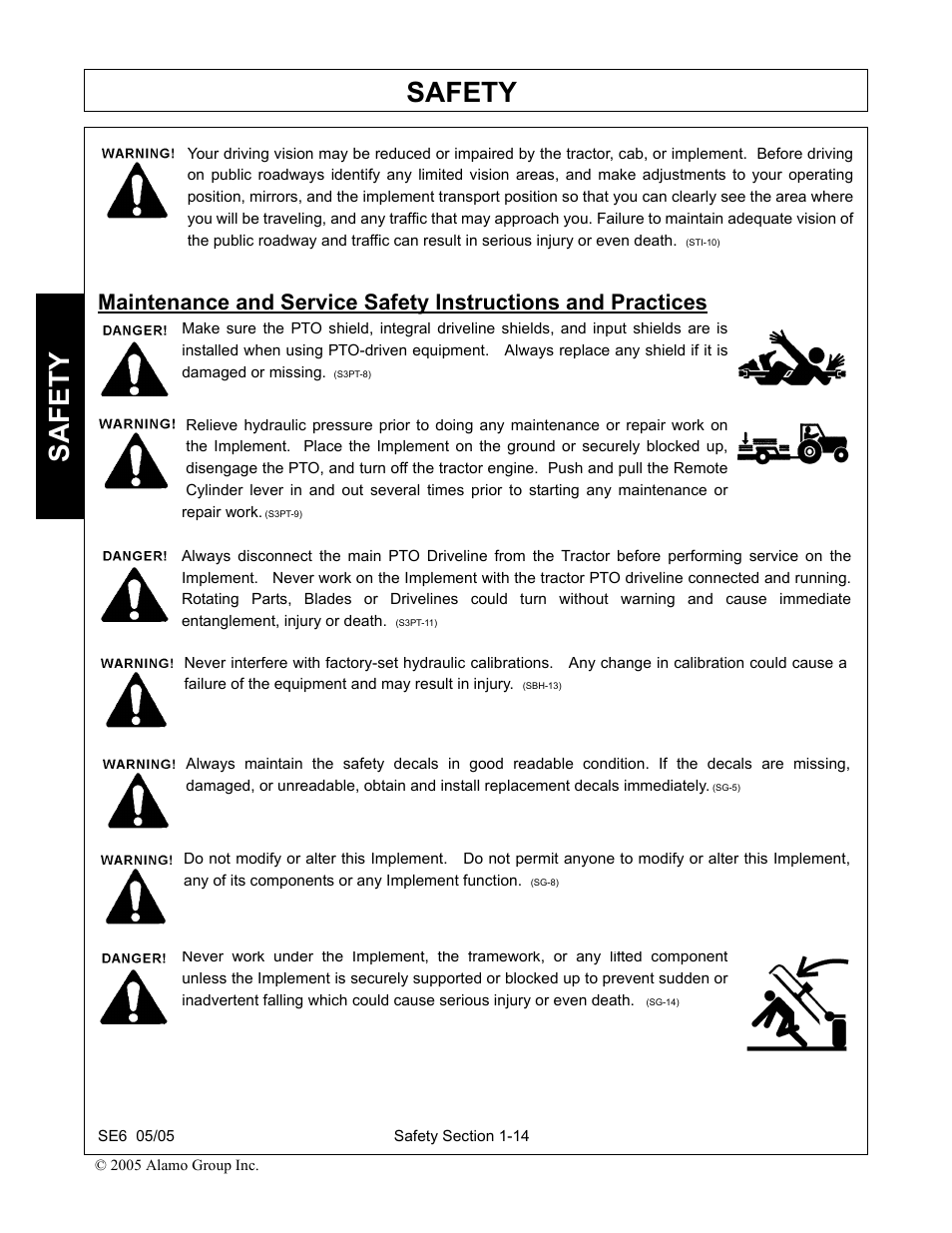 Safety | Blue Rhino FC-0007 User Manual | Page 20 / 160