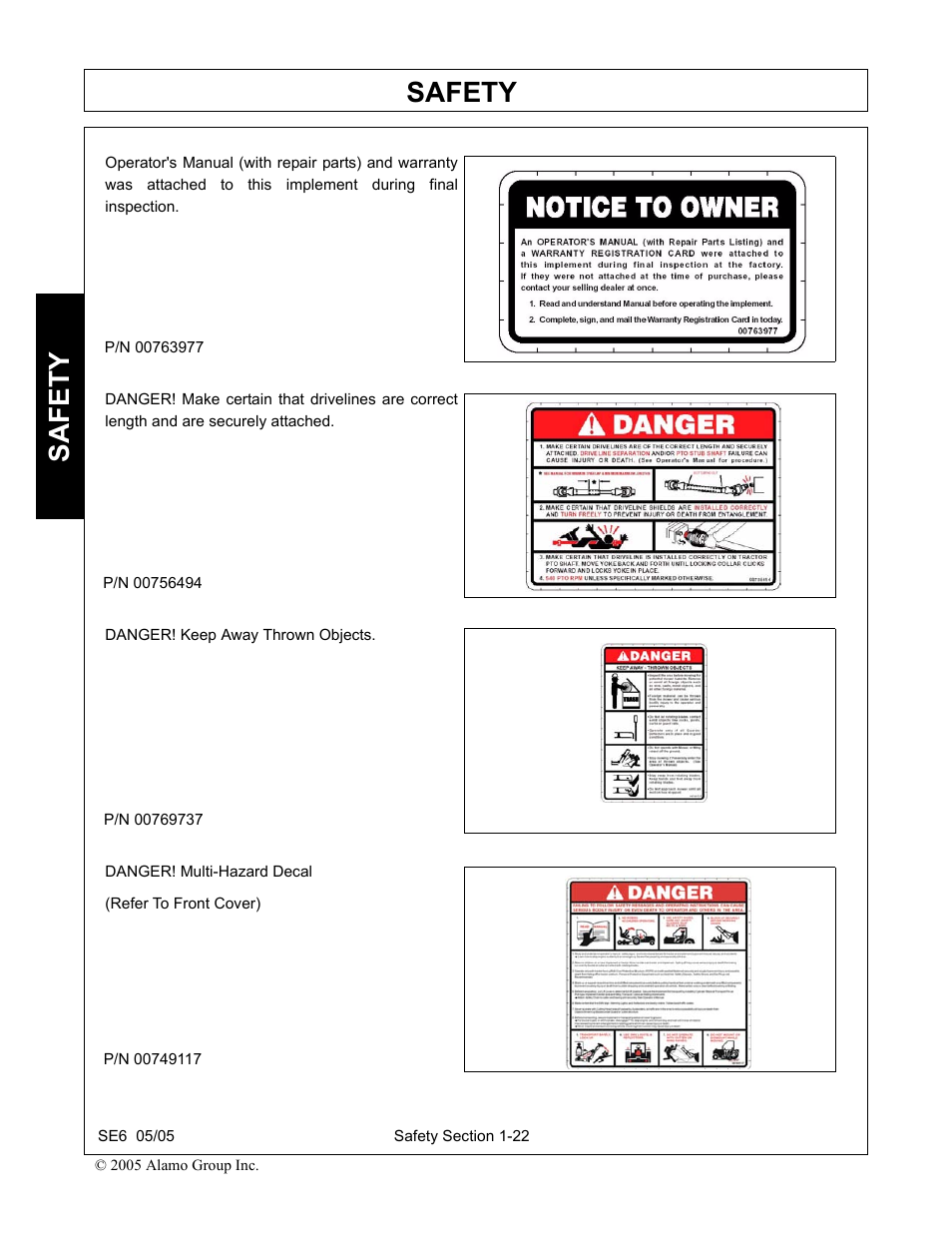 Safety | Blue Rhino FC-0007 User Manual | Page 28 / 160