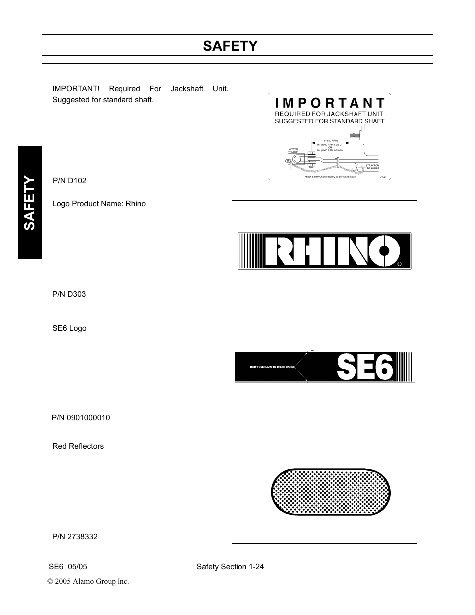 Safety | Blue Rhino FC-0007 User Manual | Page 30 / 160
