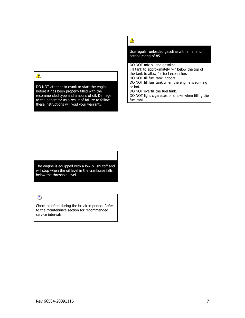 Assembly, Add engine oil caution, Caution | Add fuel | Champion Power Equipment 66504 User Manual | Page 11 / 24