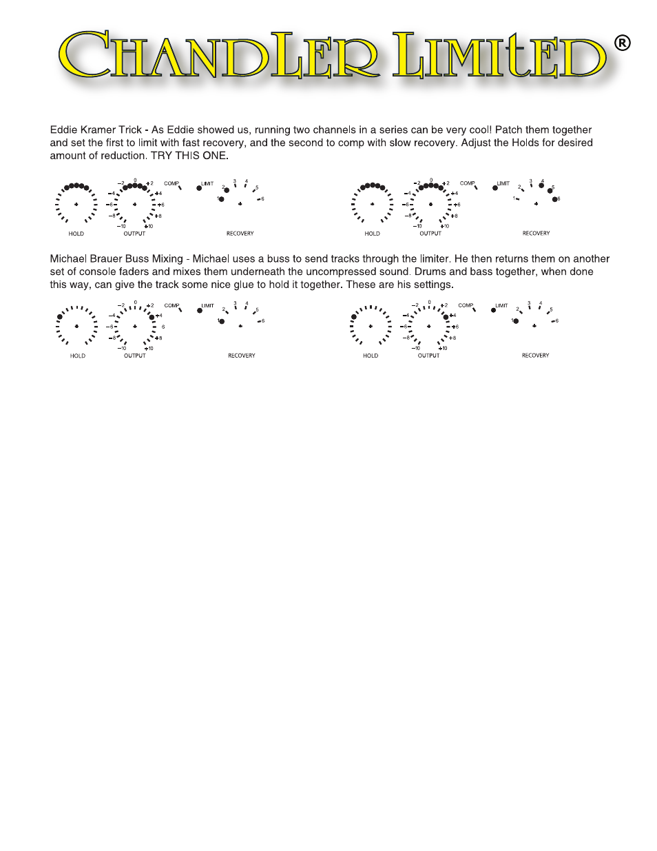 Chandler Limited TG1 Limiter User Manual | Page 4 / 5
