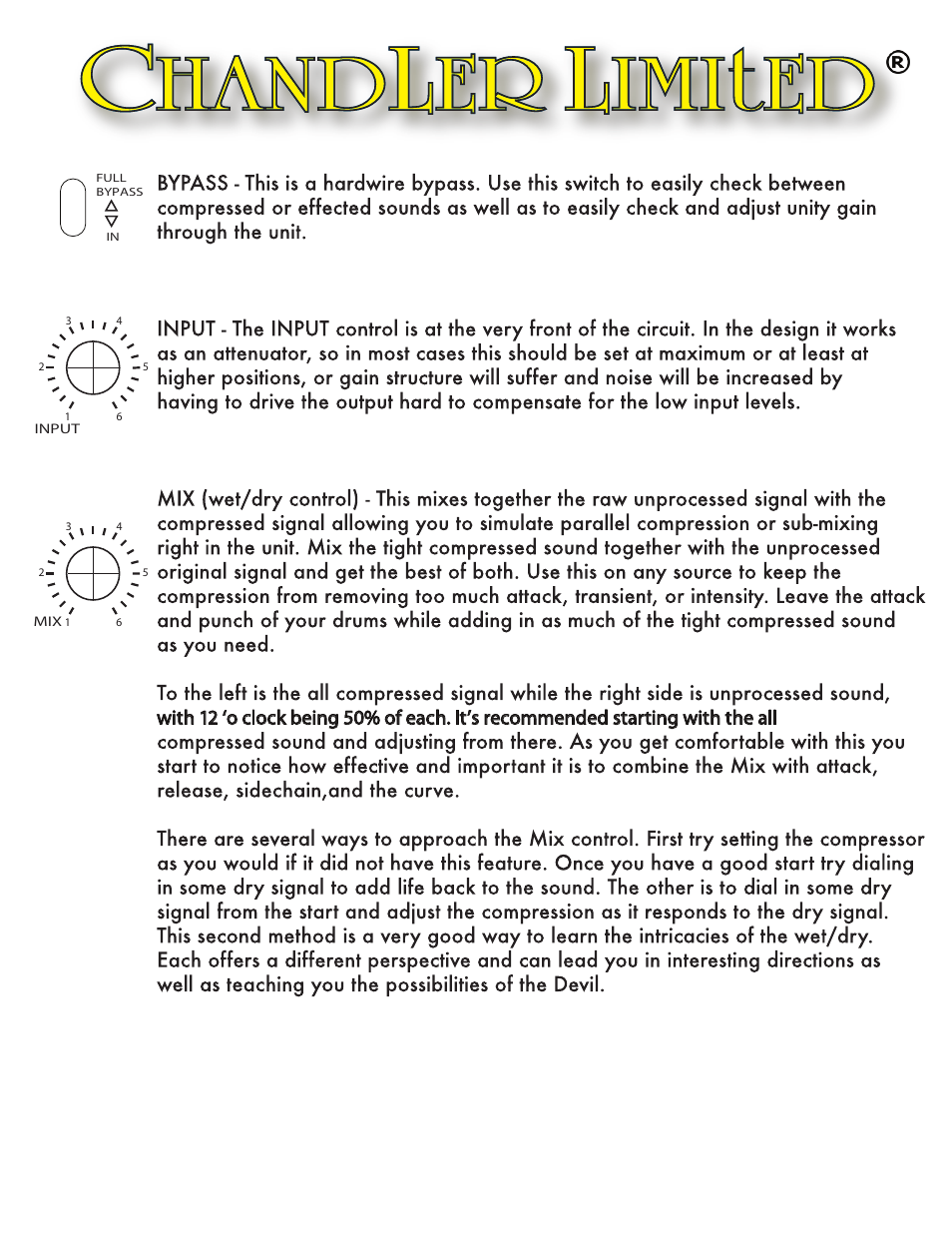 Chandler Limited Little Devil Compressor User Manual | Page 3 / 9