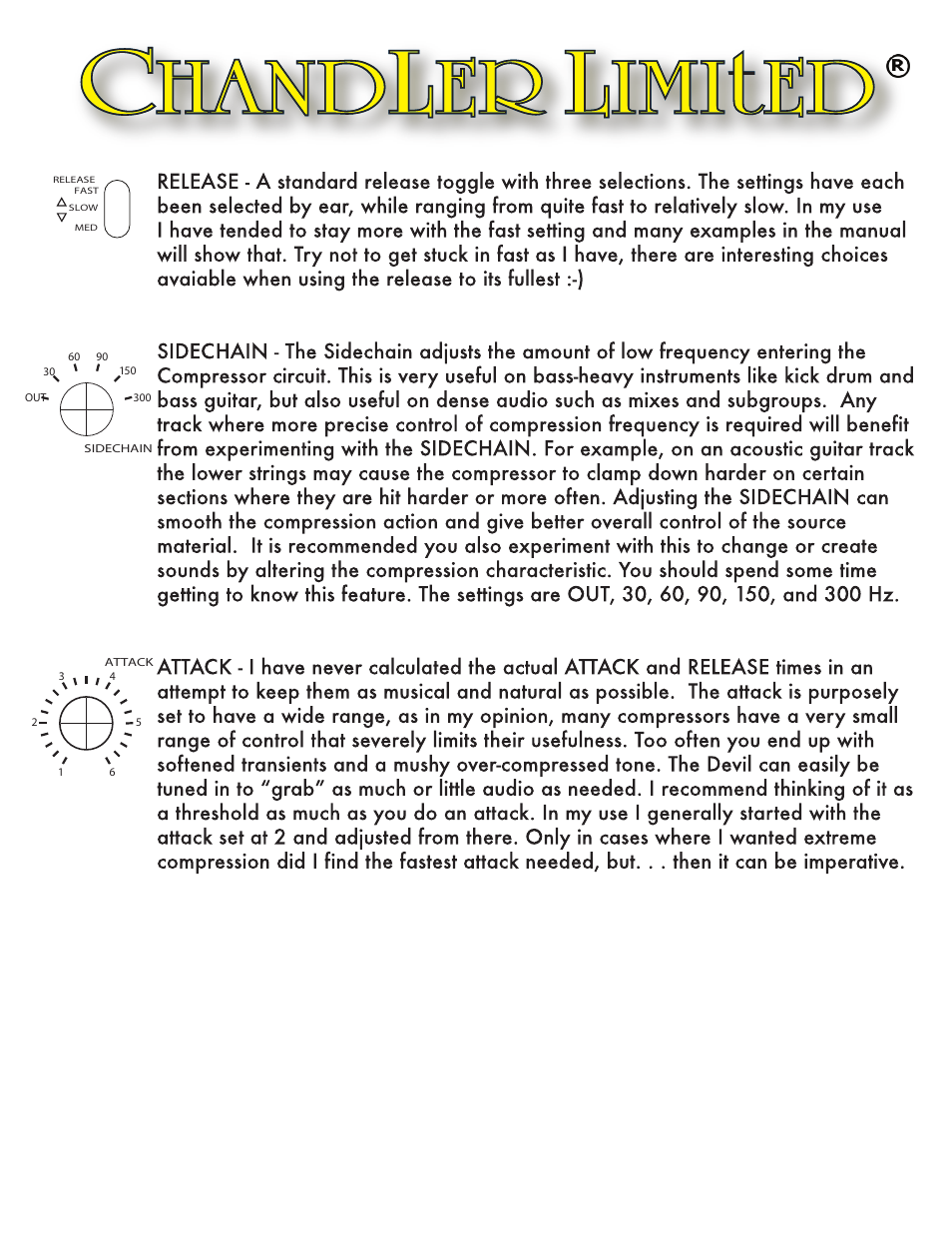 Chandler Limited Little Devil Compressor User Manual | Page 5 / 9