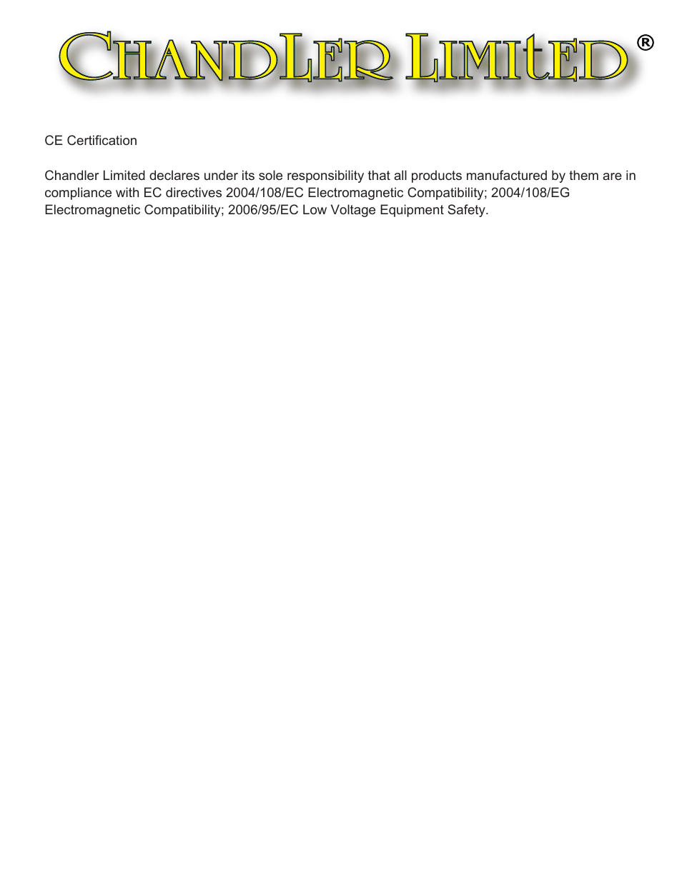 Chandler Limited LTD-1 User Manual | Page 5 / 5