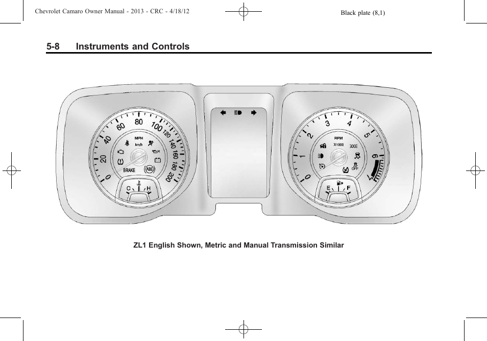 CHEVROLET 2013 Camaro User Manual | Page 106 / 414