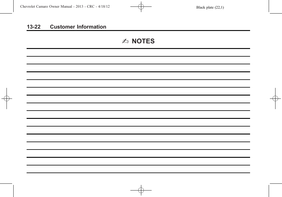 CHEVROLET 2013 Camaro User Manual | Page 392 / 414