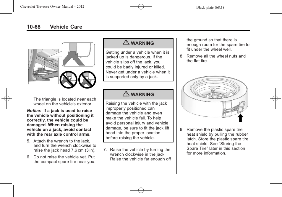 CHEVROLET 2012 Traverse User Manual | Page 368 / 450