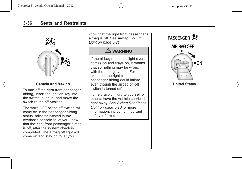 CHEVROLET 2012 Silverado User Manual | Page 108 / 608