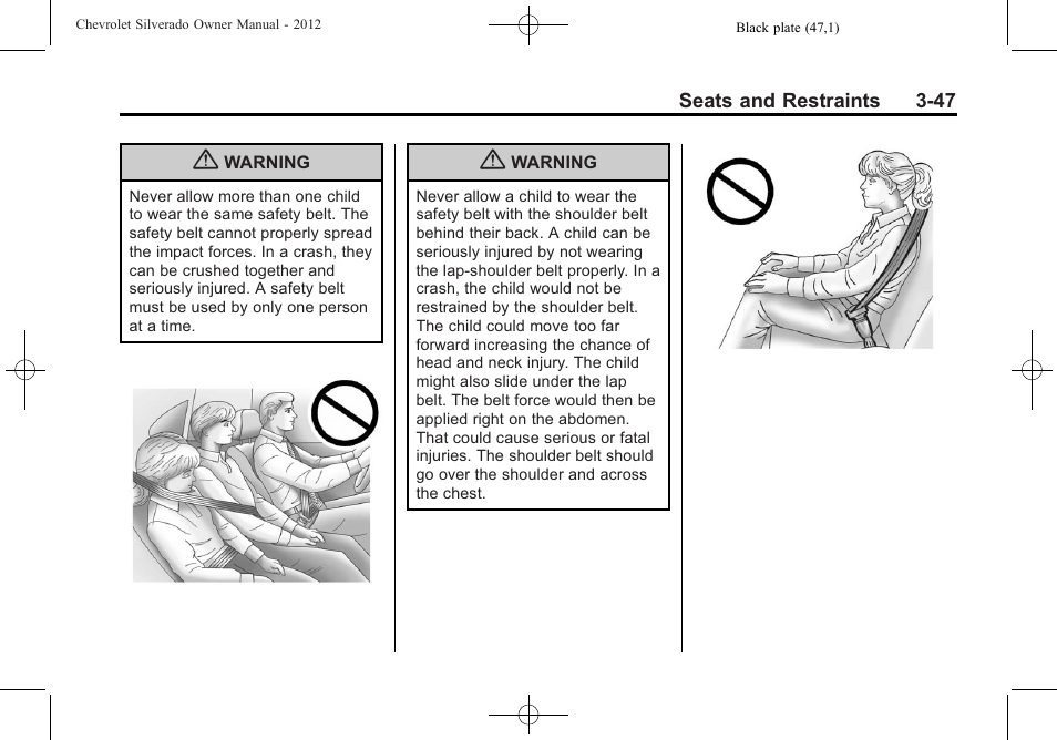 CHEVROLET 2012 Silverado User Manual | Page 119 / 608