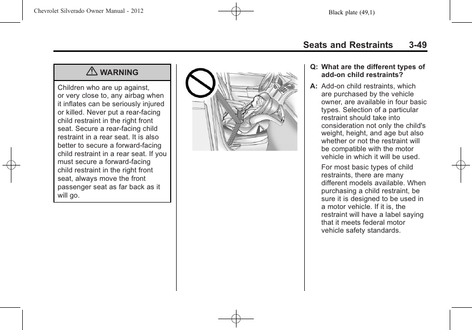 CHEVROLET 2012 Silverado User Manual | Page 121 / 608