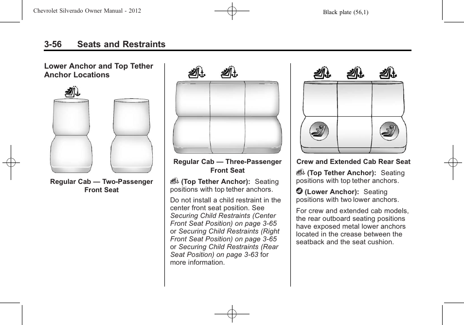 CHEVROLET 2012 Silverado User Manual | Page 128 / 608