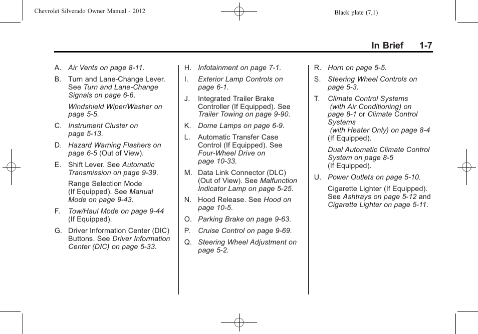 CHEVROLET 2012 Silverado User Manual | Page 13 / 608
