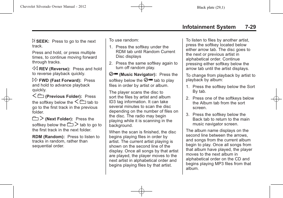 CHEVROLET 2012 Silverado User Manual | Page 257 / 608