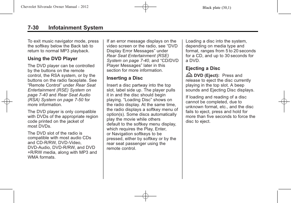 CHEVROLET 2012 Silverado User Manual | Page 258 / 608