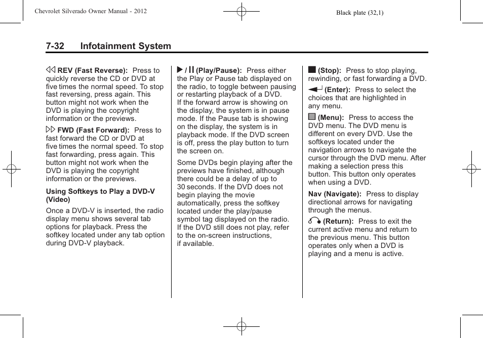 CHEVROLET 2012 Silverado User Manual | Page 260 / 608