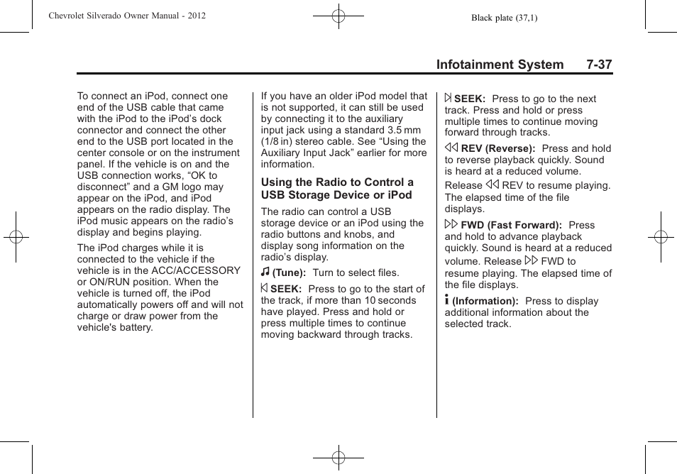 CHEVROLET 2012 Silverado User Manual | Page 265 / 608