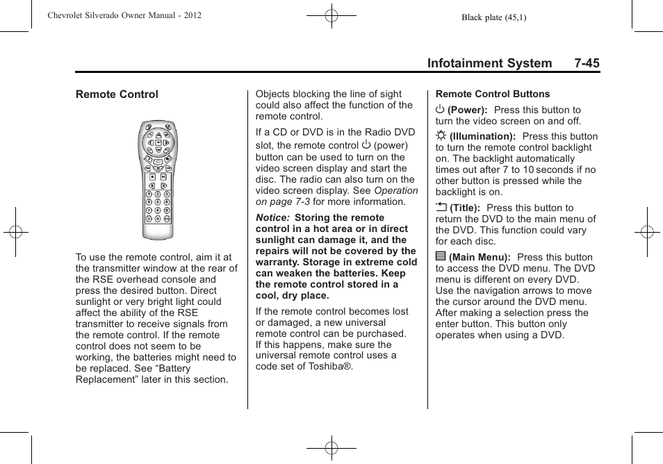 CHEVROLET 2012 Silverado User Manual | Page 273 / 608