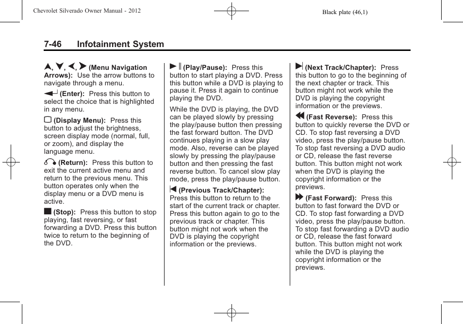 CHEVROLET 2012 Silverado User Manual | Page 274 / 608