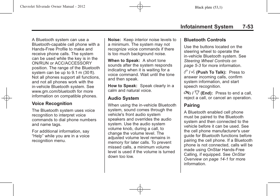 CHEVROLET 2012 Silverado User Manual | Page 281 / 608