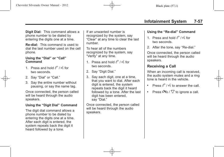 CHEVROLET 2012 Silverado User Manual | Page 285 / 608