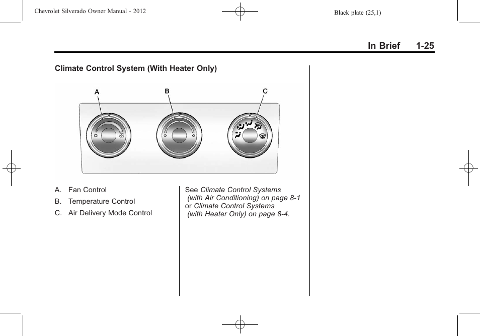 CHEVROLET 2012 Silverado User Manual | Page 31 / 608