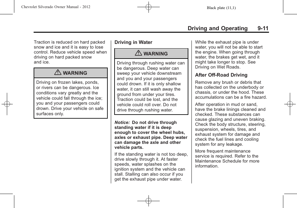 CHEVROLET 2012 Silverado User Manual | Page 311 / 608