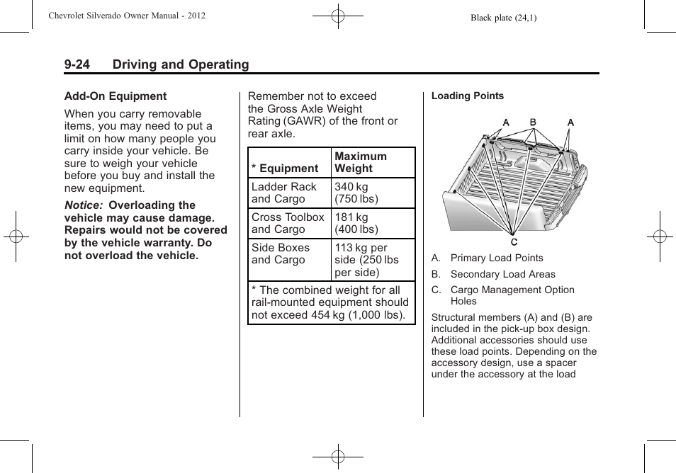 CHEVROLET 2012 Silverado User Manual | Page 324 / 608