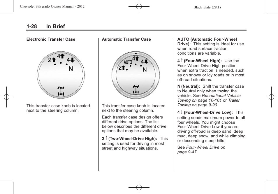 CHEVROLET 2012 Silverado User Manual | Page 34 / 608