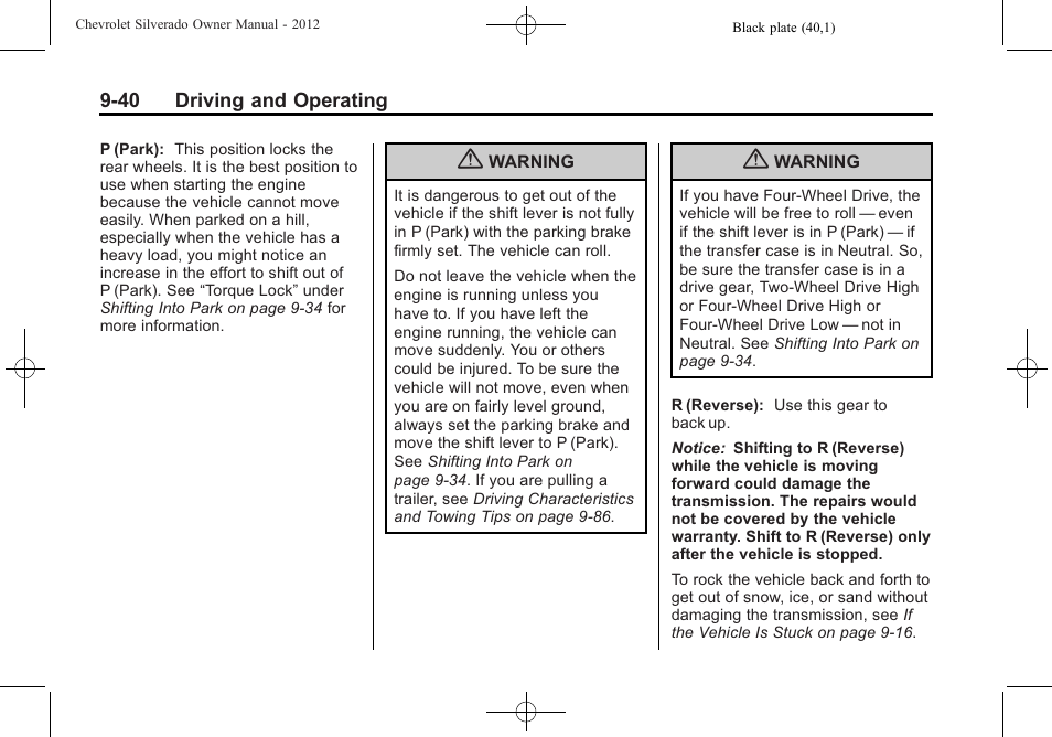 CHEVROLET 2012 Silverado User Manual | Page 340 / 608
