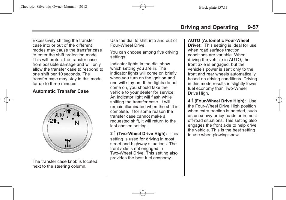 CHEVROLET 2012 Silverado User Manual | Page 357 / 608