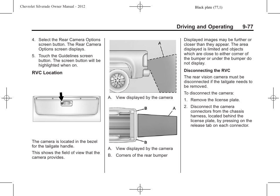 Driving and operating 9-77 | CHEVROLET 2012 Silverado User Manual | Page 377 / 608