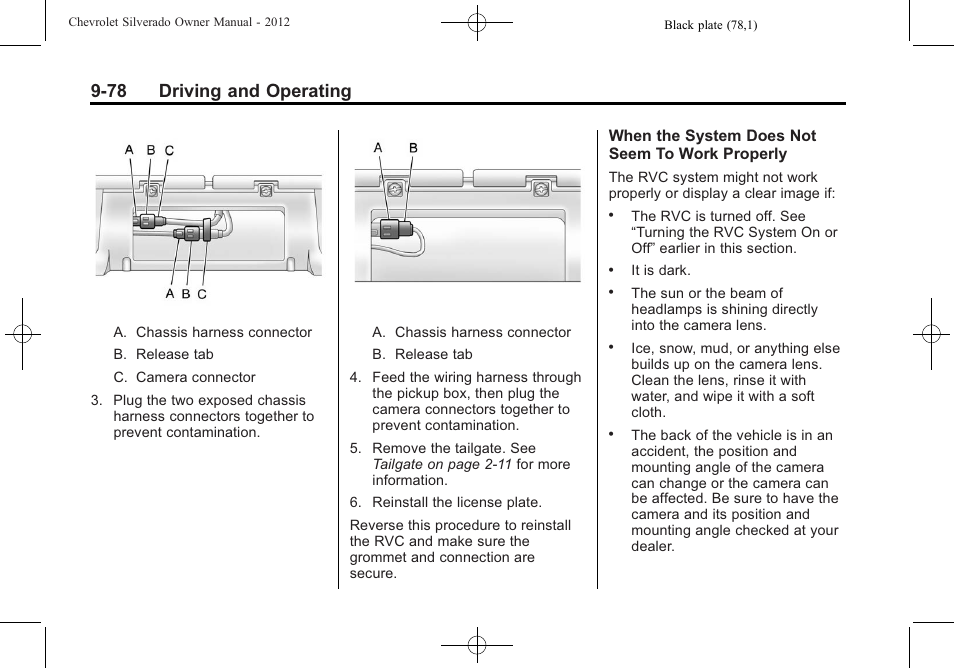 78 driving and operating | CHEVROLET 2012 Silverado User Manual | Page 378 / 608