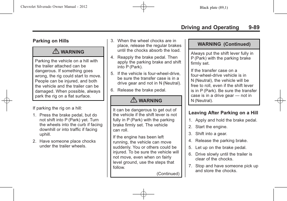 CHEVROLET 2012 Silverado User Manual | Page 389 / 608