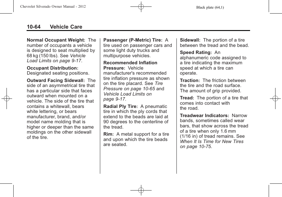 CHEVROLET 2012 Silverado User Manual | Page 488 / 608