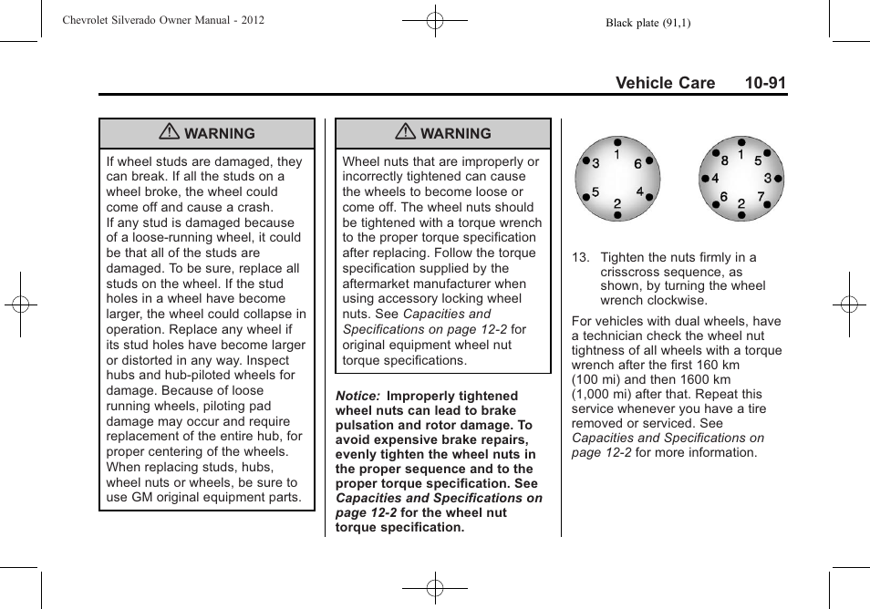 CHEVROLET 2012 Silverado User Manual | Page 515 / 608