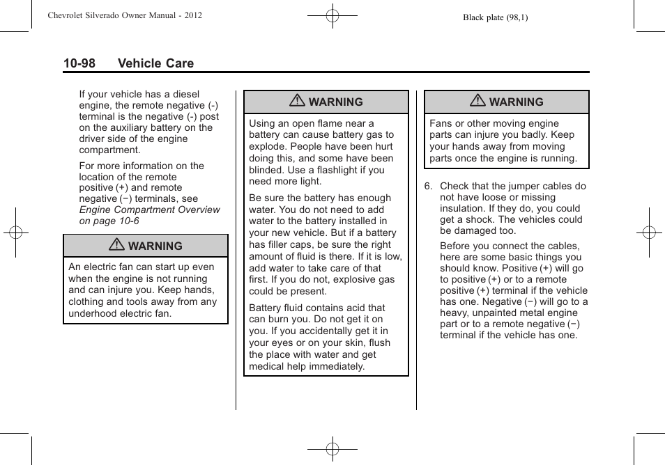 CHEVROLET 2012 Silverado User Manual | Page 522 / 608