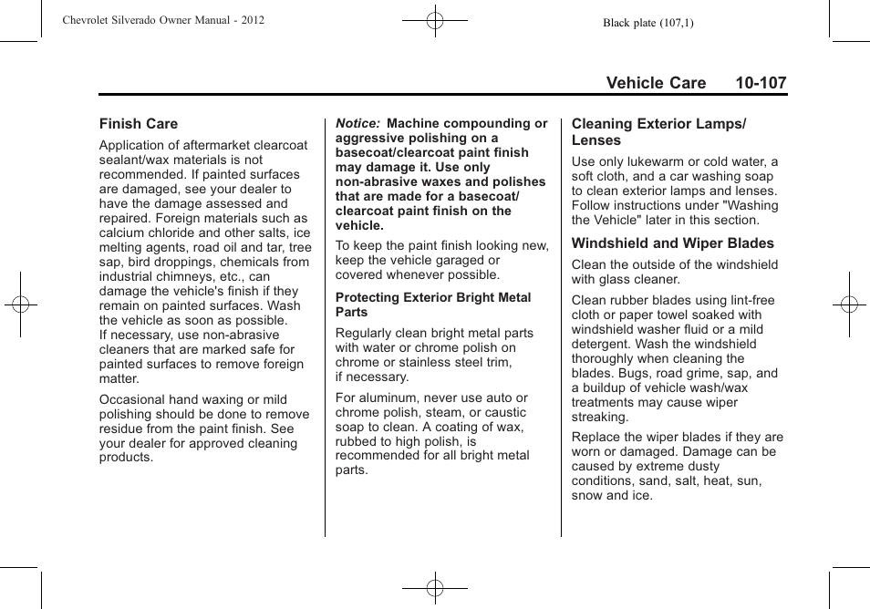 CHEVROLET 2012 Silverado User Manual | Page 531 / 608