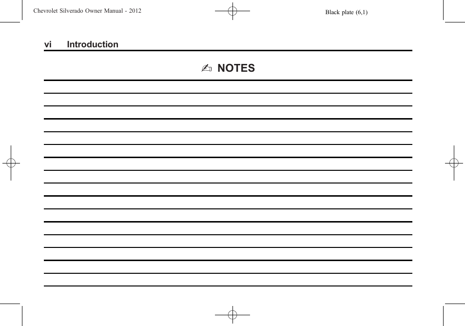 CHEVROLET 2012 Silverado User Manual | Page 6 / 608