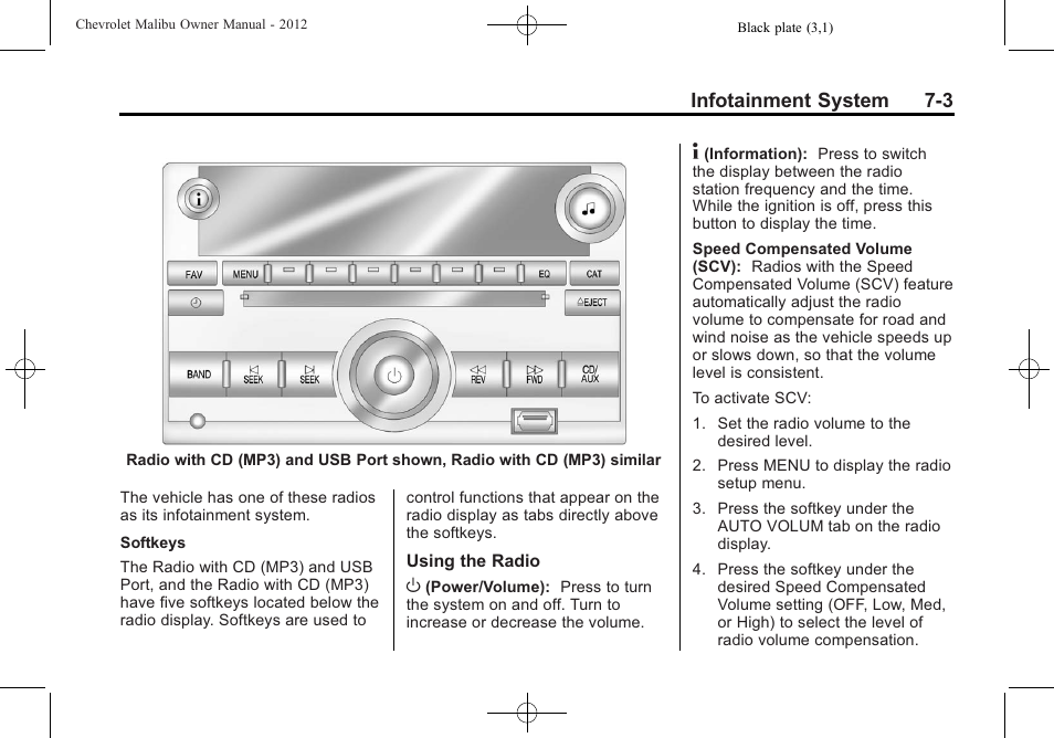 CHEVROLET 2012 Malibu User Manual | Page 145 / 376