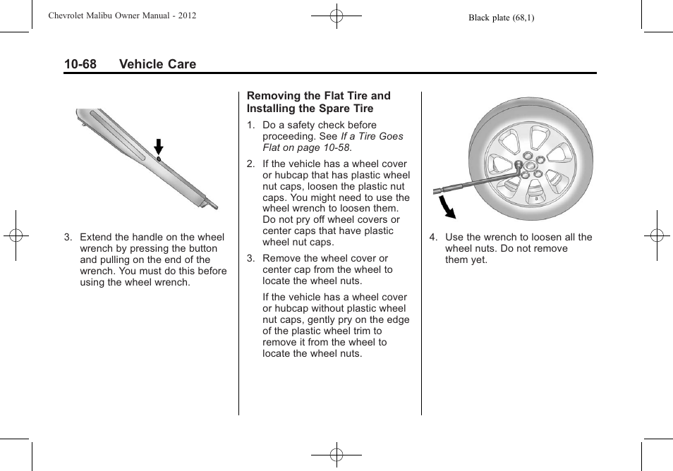 68 vehicle care | CHEVROLET 2012 Malibu User Manual | Page 296 / 376