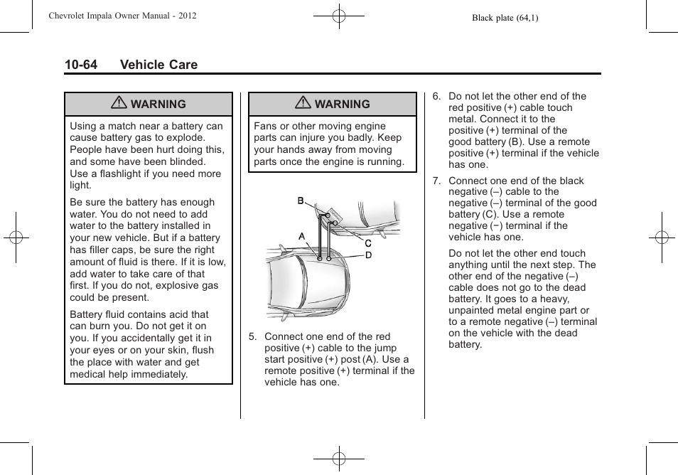 CHEVROLET 2012 Impala User Manual | Page 294 / 360