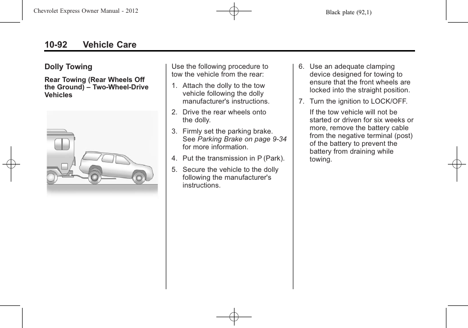 92 vehicle care | CHEVROLET 2012 Express User Manual | Page 356 / 430