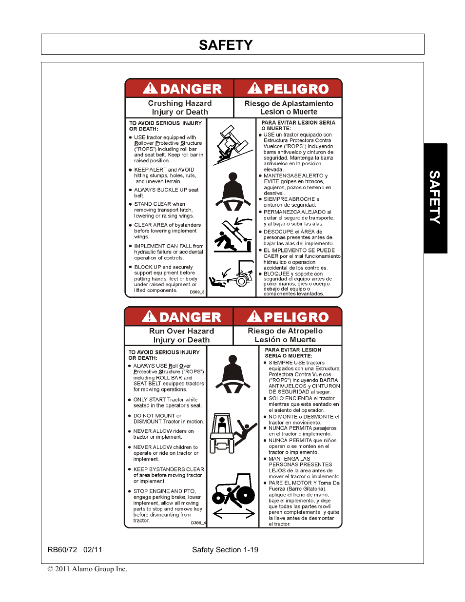 Safety | Blue Rhino RB60/72 User Manual | Page 27 / 178