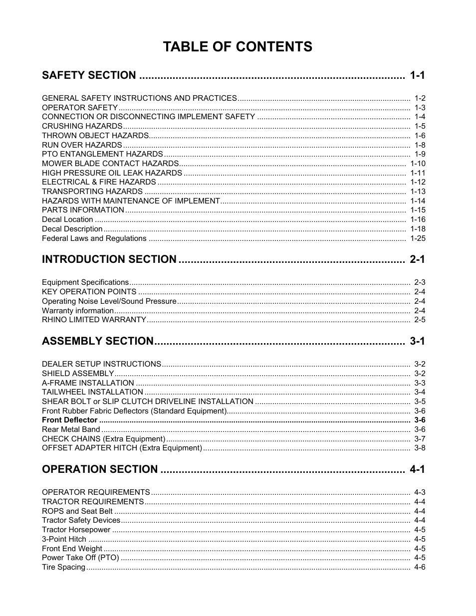 Blue Rhino RB60/72 User Manual | Page 7 / 178